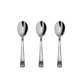 Exquisite Classic Silver Plastic Tea Spoons | 20 Count